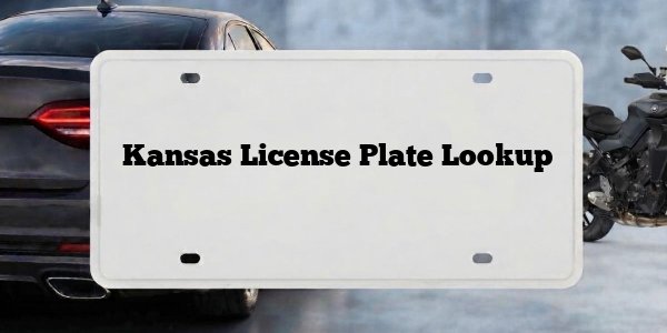 Kansas License Plate Lookup